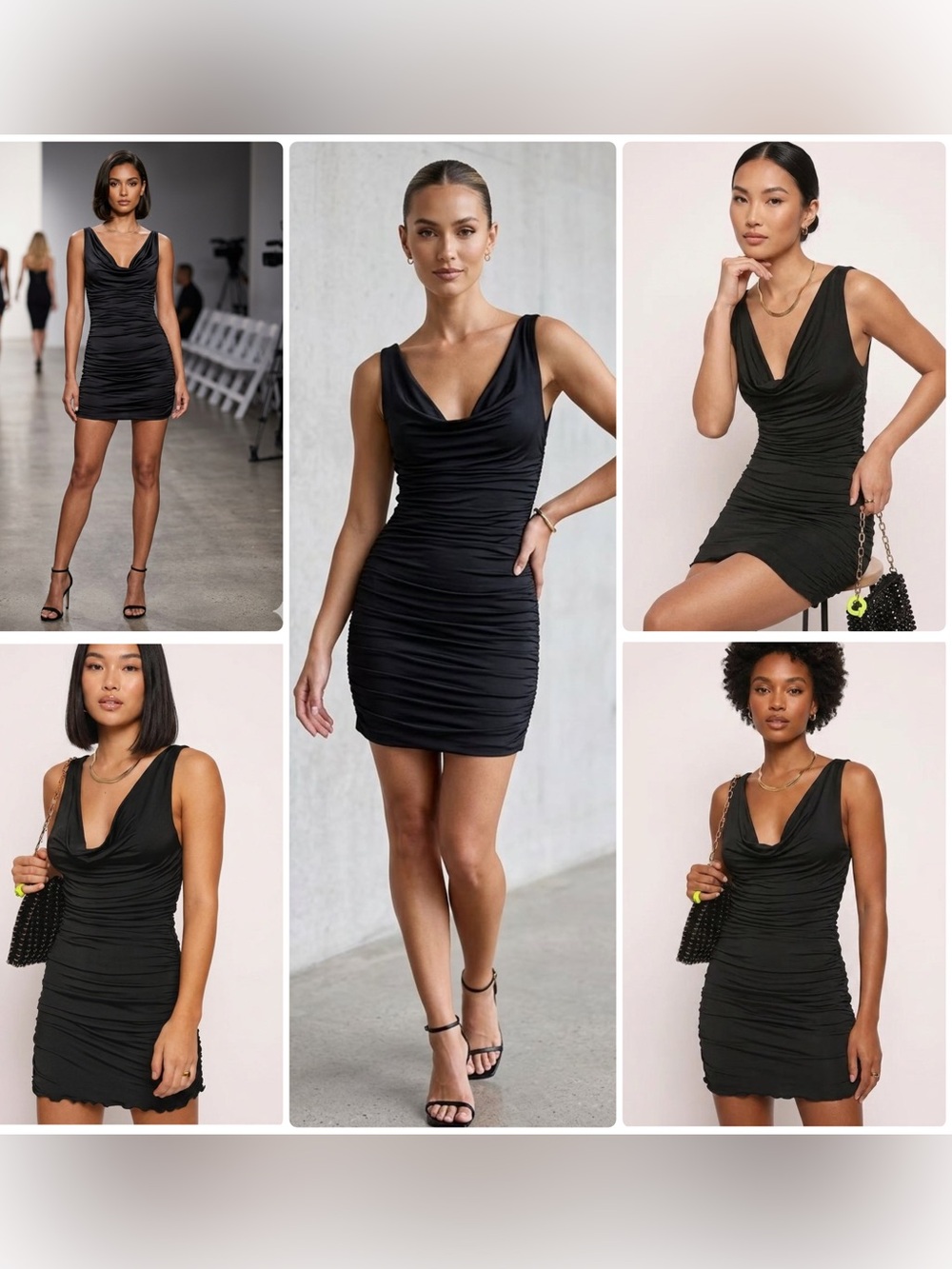 Tiger mist black dress
